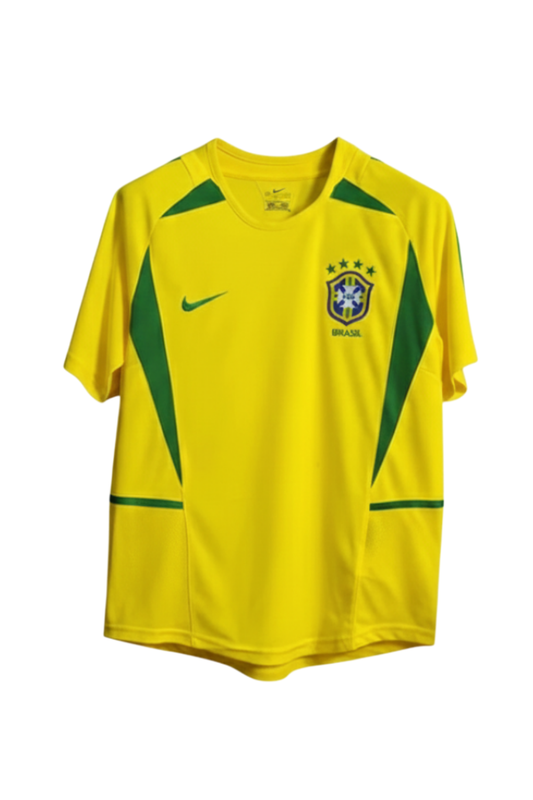 2002 Retro Brazil Home Jersey